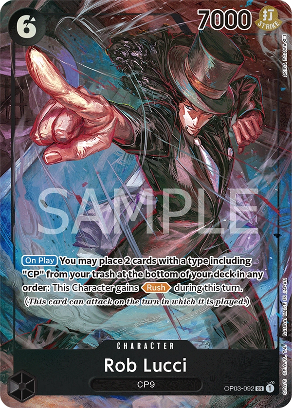 OP03 092 P1 Rob Lucci One Piece Card Game Card OnePiece Gg