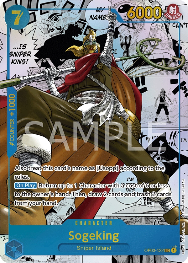 OP03 122 P2 Sogeking One Piece Card Game Card OnePiece Gg