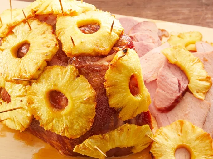 Brown Sugar and Pineapple Glazed Ham