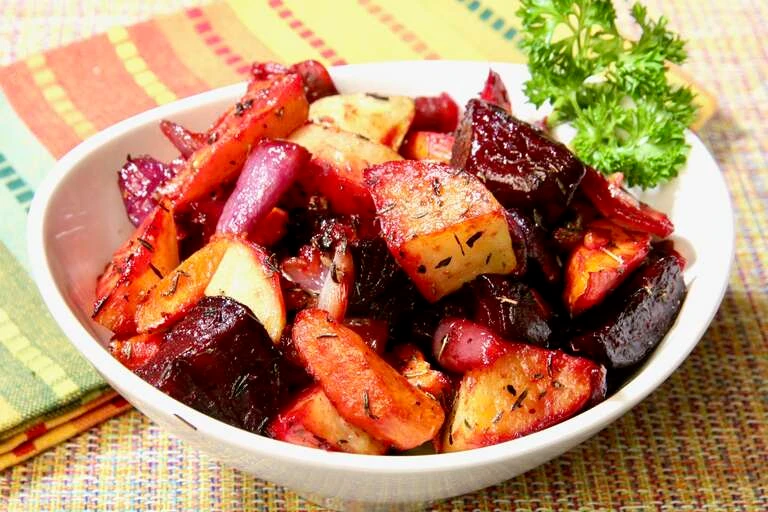 Savory Roasted Root Vegetables