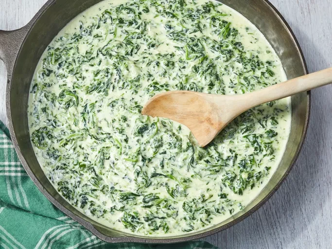 Cheesy Creamed Spinach