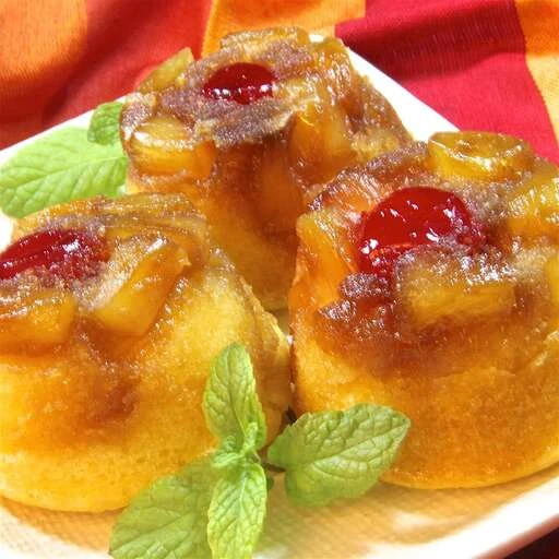 Pineapple Upside-Down Cupcakes