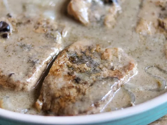 Pork Chops with Mushroom Onion Gravy