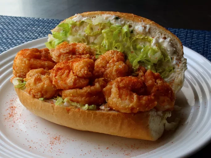 Firecracker Shrimp Roll with Crab Aioli