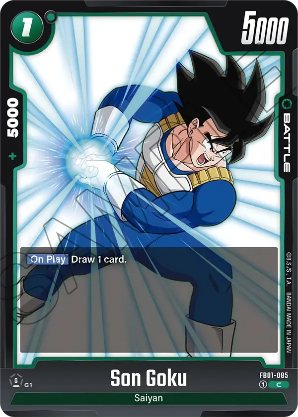 Son Goku Dragon Ball Super Card Game Fusion World Card