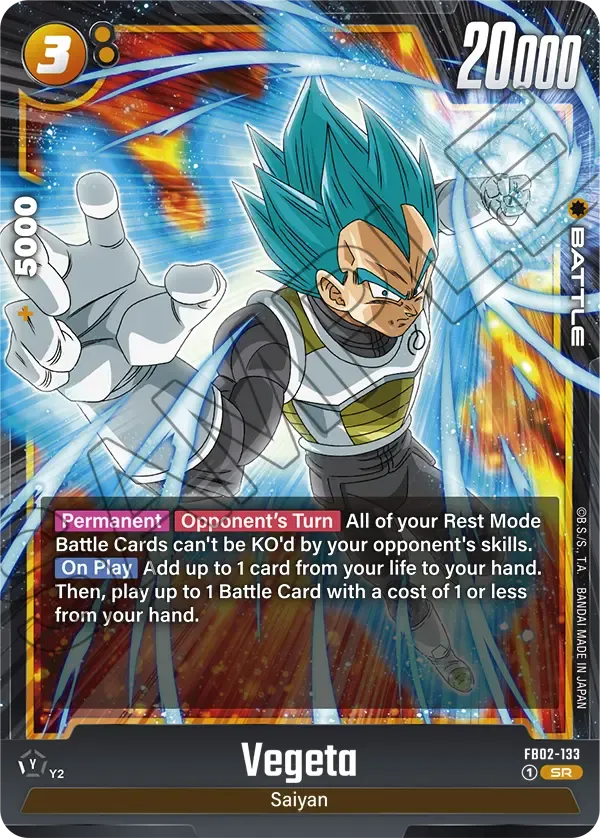 Vegeta Dragon Ball Super Card Game Fusion World Card | DragonBall.gg