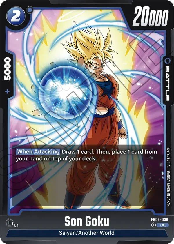 Son Goku Dragon Ball Super Card Game Fusion World Card | DragonBall.gg