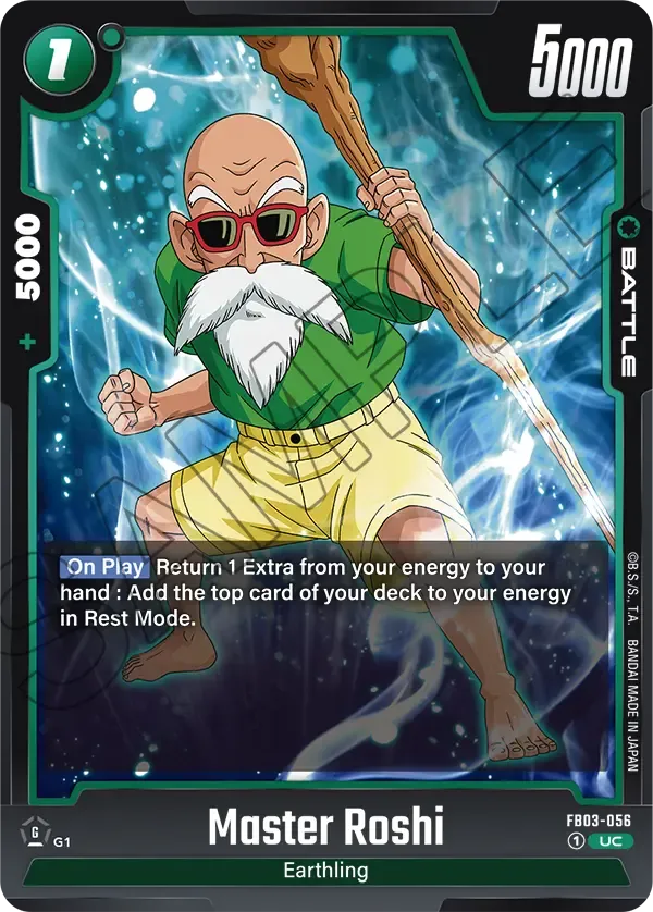 Master Roshi Dragon Ball Super Card Game Fusion World Card | Dragon ...