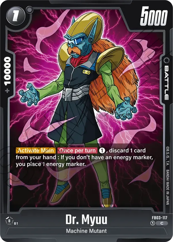 Dr. Myuu Dragon Ball Super Card Game Fusion World Card | Dragon Ball ...