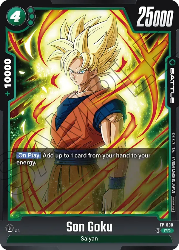 Son Goku Dragon Ball Super Card Game Fusion World Card 