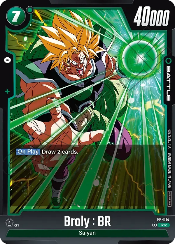 FP-014 Broly : BR Dragon Ball Super Card Game Fusion World Card ...