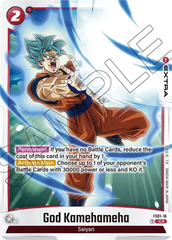 God Kamehameha Dragon Ball Super Card Game Fusion World Card