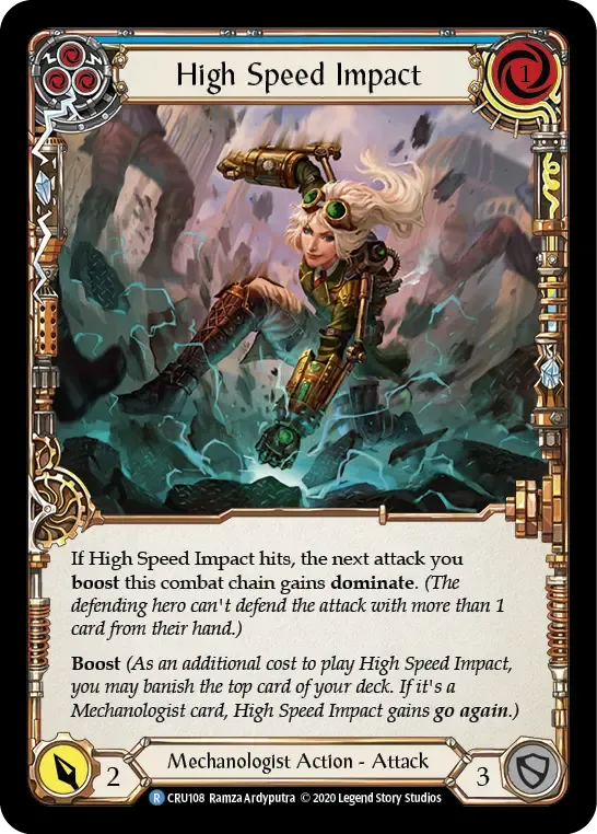 CRU108-RF High Speed Impact Card - Flesh and Blood TCG