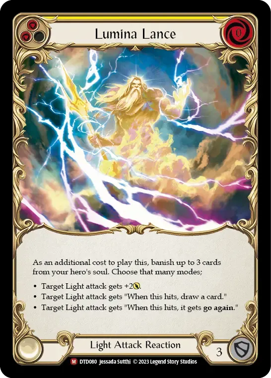 DTD080-RF Lumina Lance Card - Flesh and Blood TCG DTD080-RF Lumina Lance Card - Flesh and Blood TCG