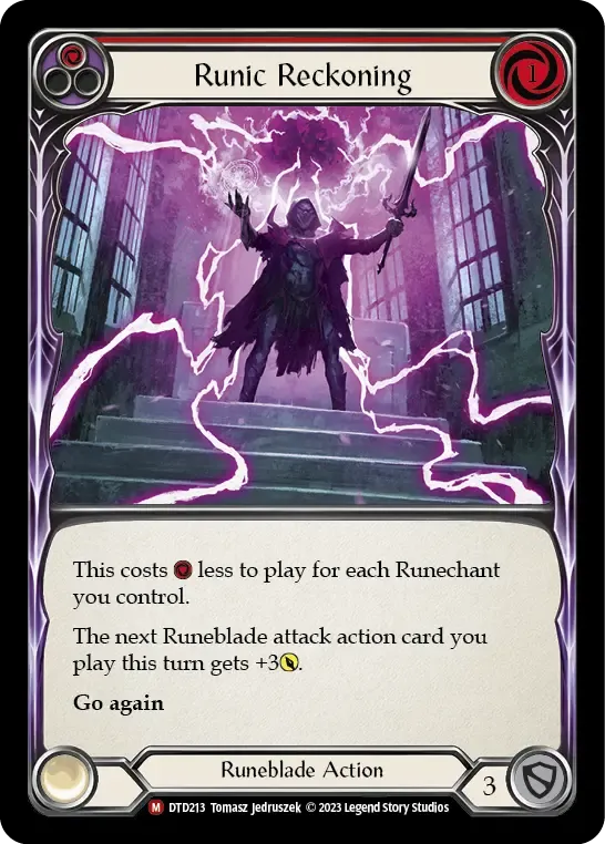 DTD213-RF Runic Reckoning Card - Flesh and Blood TCG DTD213-RF Runic Reckoning Card - Flesh and Blood TCG