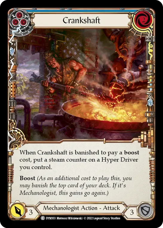 DYN103-RF Crankshaft Card - Flesh and Blood TCG DYN103-RF Crankshaft Card - Flesh and Blood TCG
