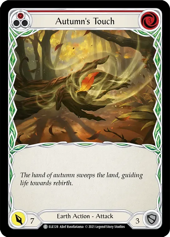 ELE128-RF Autumn's Touch Card - Flesh and Blood TCG ELE128-RF Autumn's Touch Card - Flesh and Blood TCG