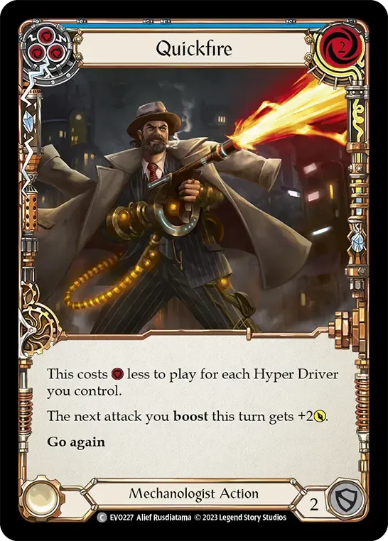 EVO227-RF Quickfire Card - Flesh and Blood TCG