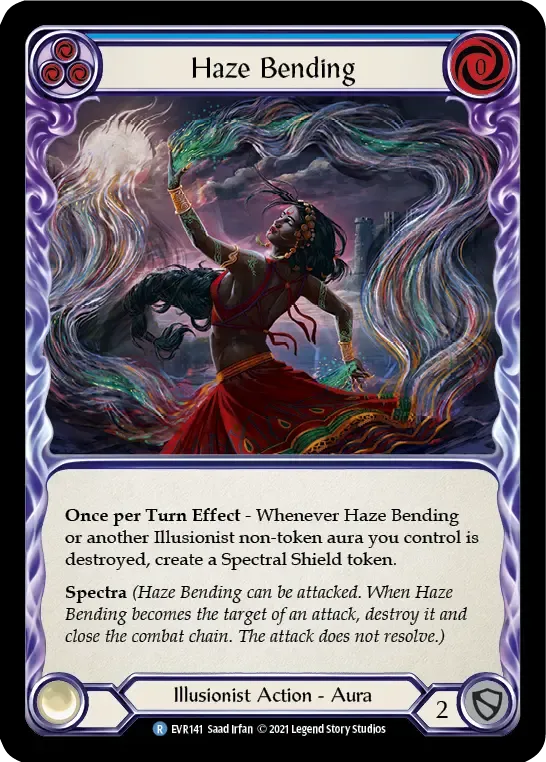 EVR141-RF Haze Bending Card - Flesh and Blood TCG EVR141-RF Haze Bending Card - Flesh and Blood TCG