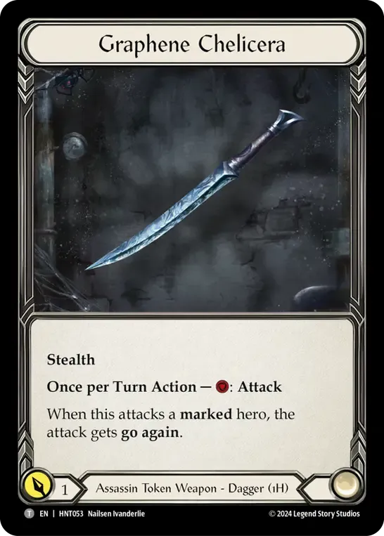 GEM009-CF Graphene Chelicera Card - Flesh and Blood TCG