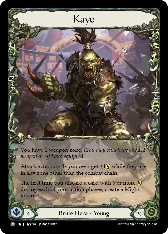 HVY002 Kayo Card - Flesh and Blood TCG