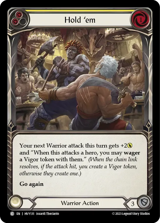 HVY131-RF Hold 'em Card - Flesh and Blood TCG HVY131-RF Hold 'em Card - Flesh and Blood TCG