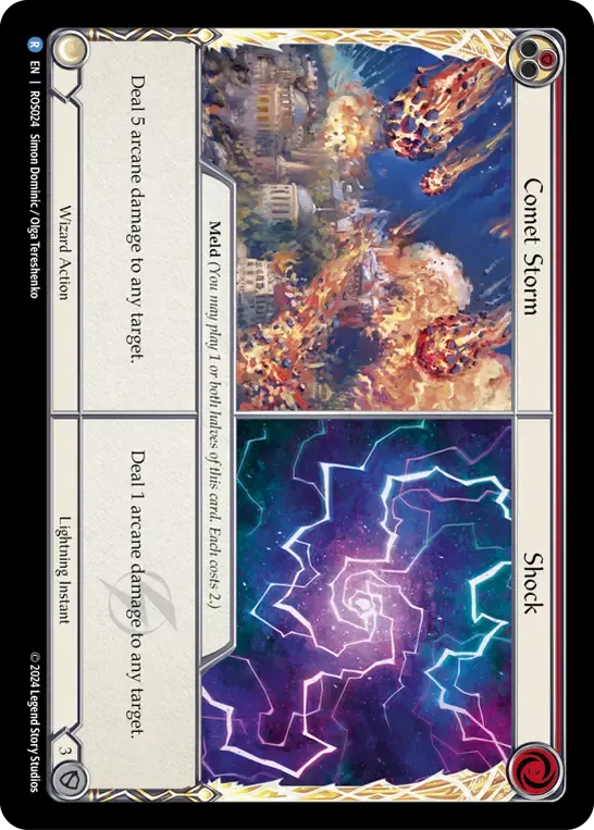 【ネット限定】 Comet LGS335-CF Storm||Shock TCG Blood and Flesh - Card その他