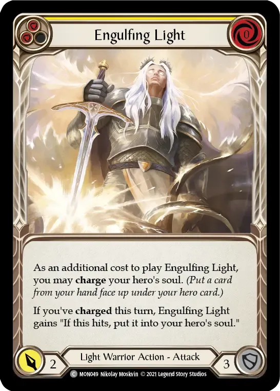 MON049 Engulfing Light Card - Flesh and Blood TCG