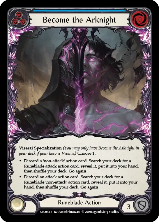 U-ARC083-RF Become the Arknight Card - Flesh and Blood TCG
