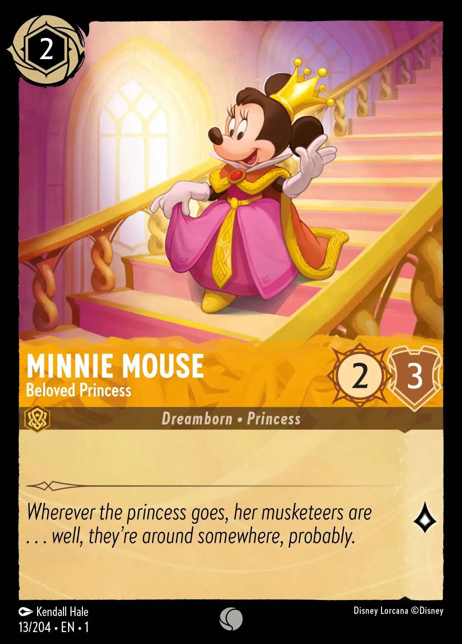Minnie Mouse - Beloved Princess Lorcana Card
