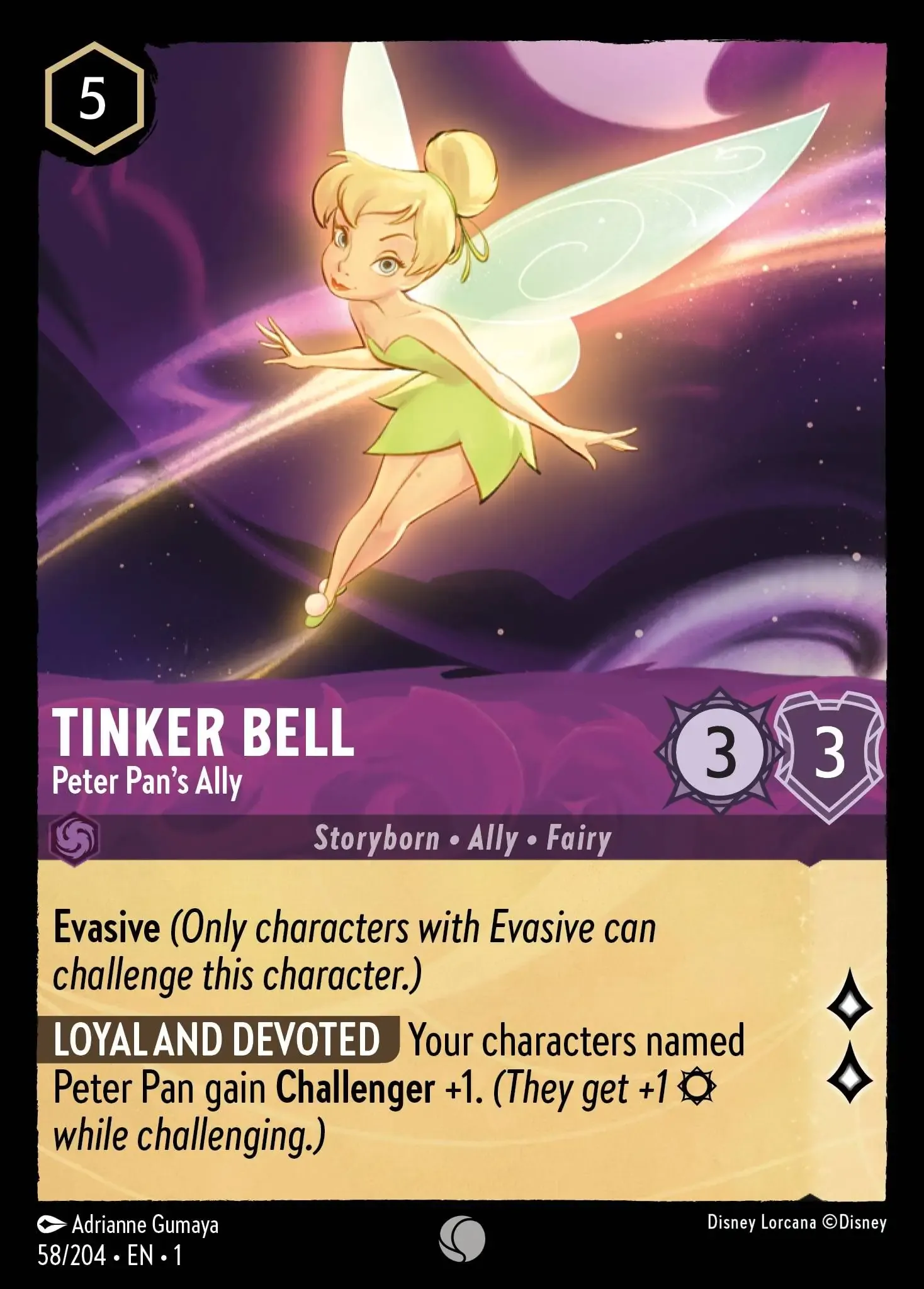 Tinker Bell - Tiny Tactician - The First Chapter - Disney Lorcana