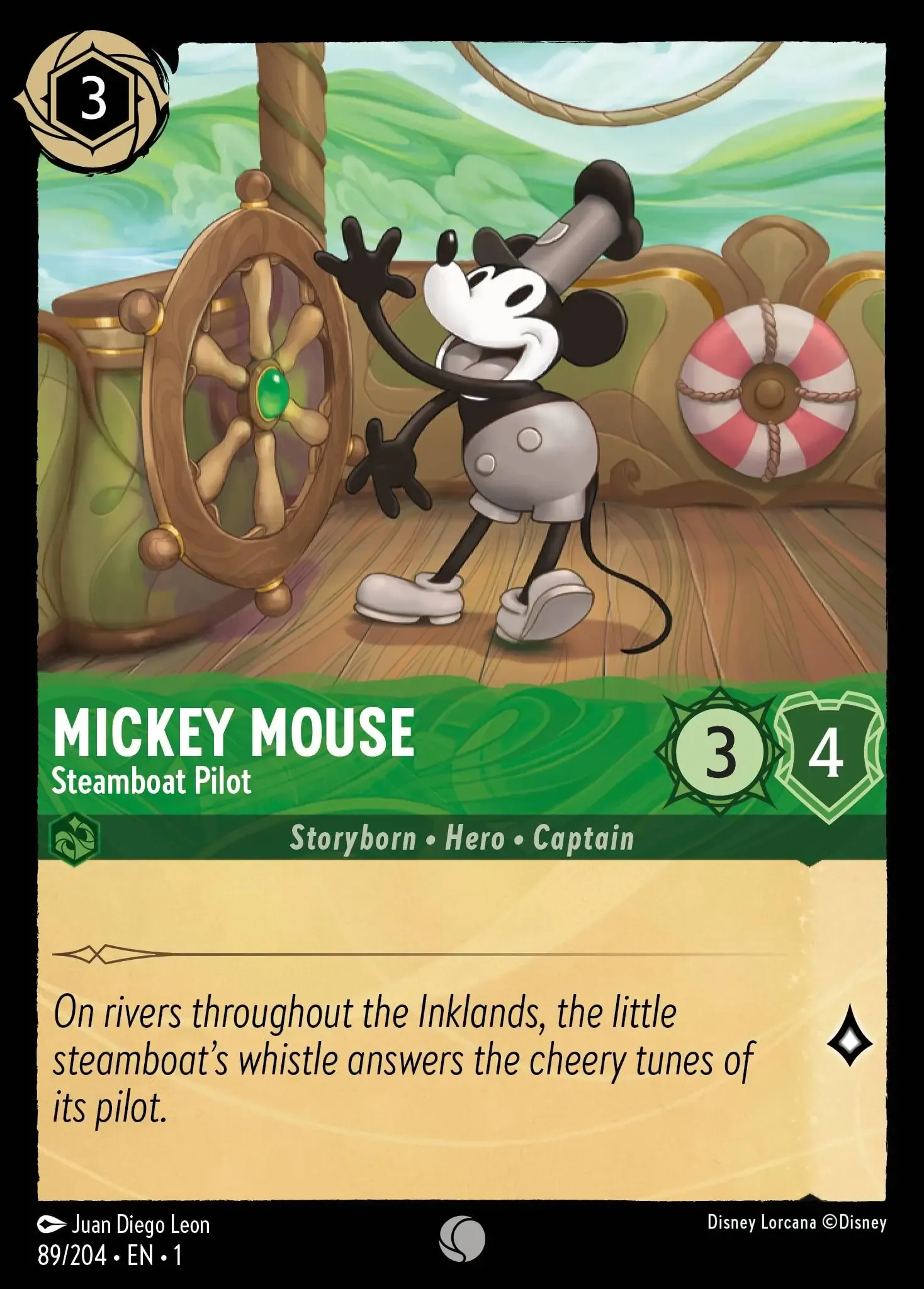 Mickey Mouse - Friendly Face - Cartes Promo Lorcana card 18/P1