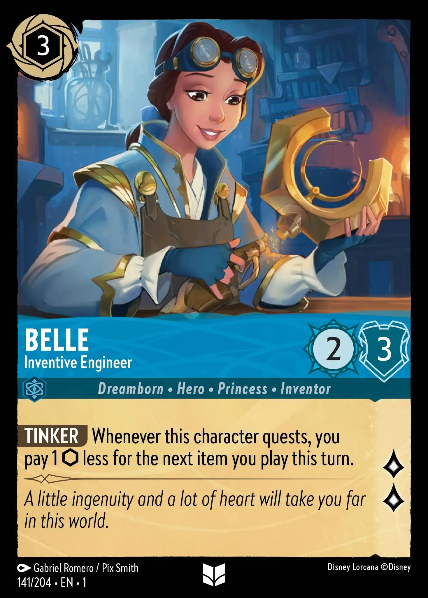 Belle - Strange but Special Lorcana Card