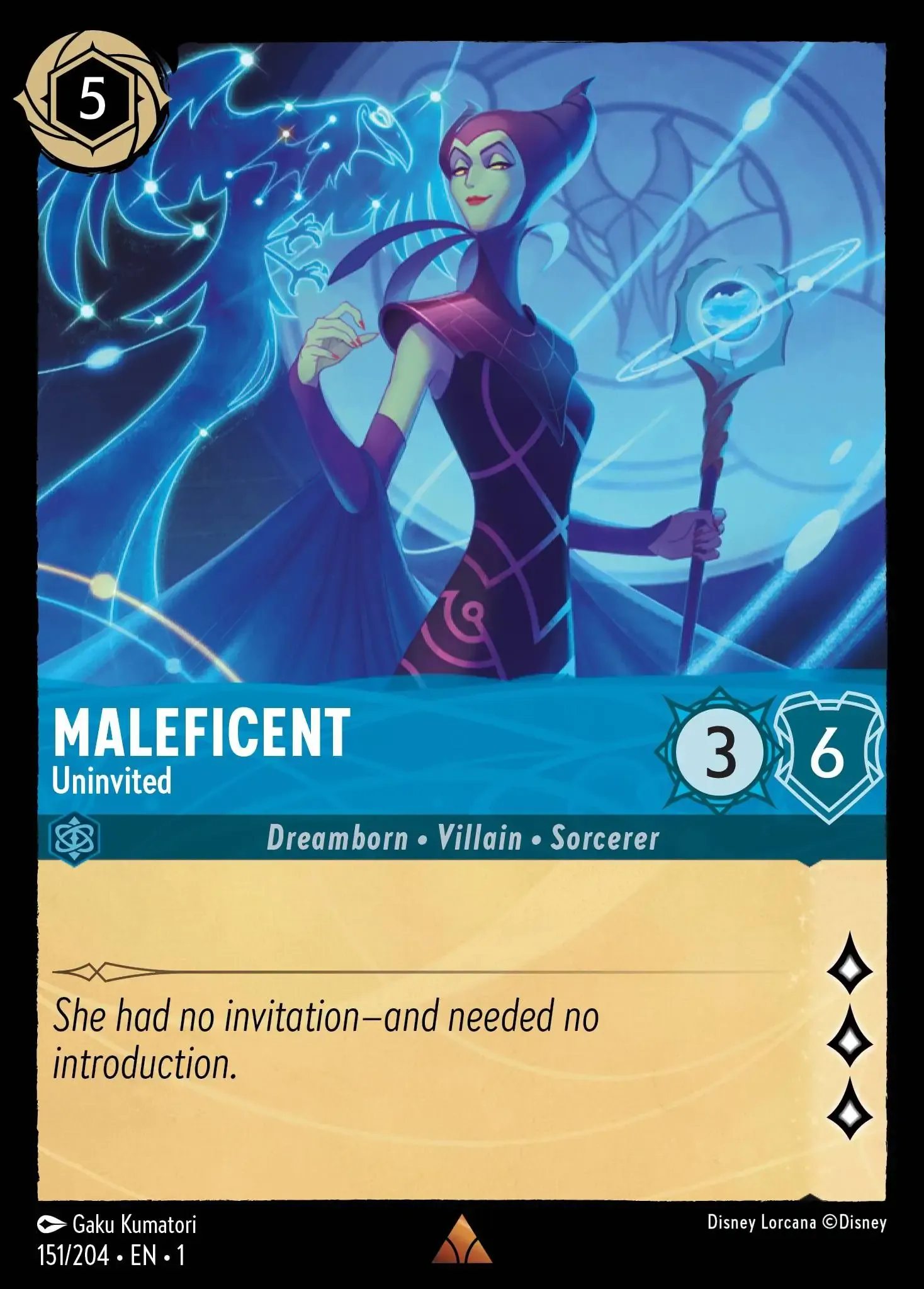 Maleficent - Uninvited Lorcana Card | Lorcana.gg