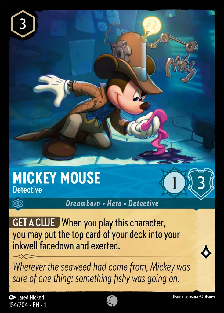 Mickey Mouse - Musketeer Lorcana Card