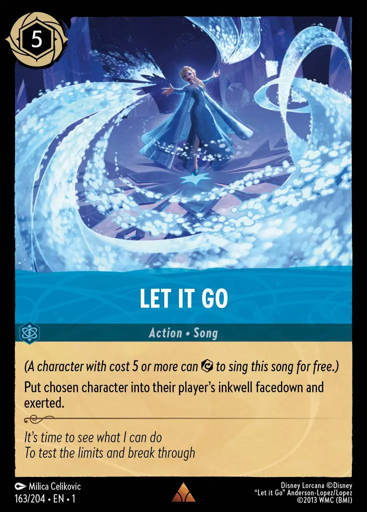 格安saleスタート ボ 001-163 Let it Go Lorcana Card | Disney Lorcana その他