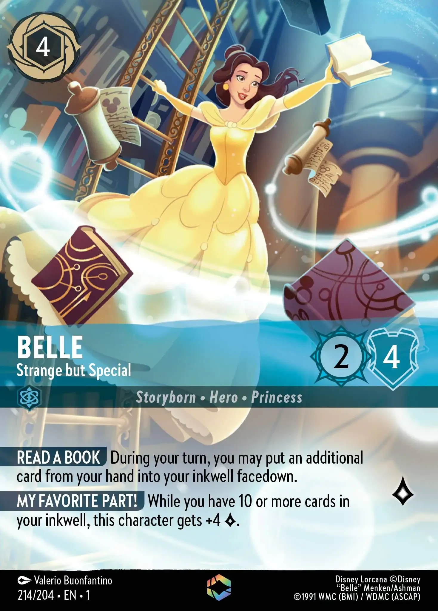 Belle - Strange but Special Lorcana Card