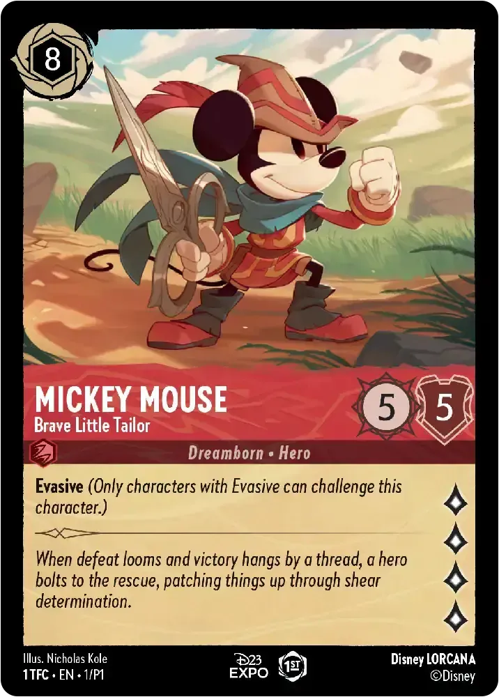 Mickey Mouse - Wayward Sorcerer Lorcana Card