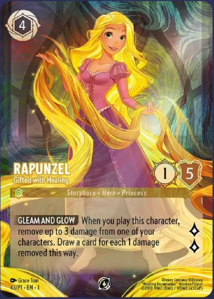 Rapunzel - Sunshine Lorcana Card