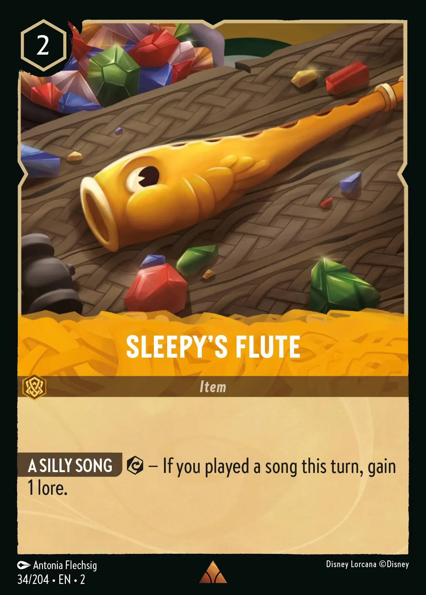 Sleepys Flute Lorcana Card Lorcanagg