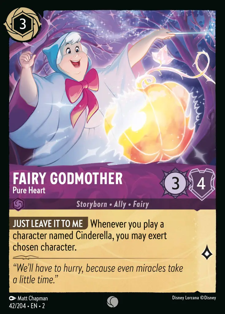 Fairy Godmother - Pure Heart Lorcana Card | Disney Lorcana