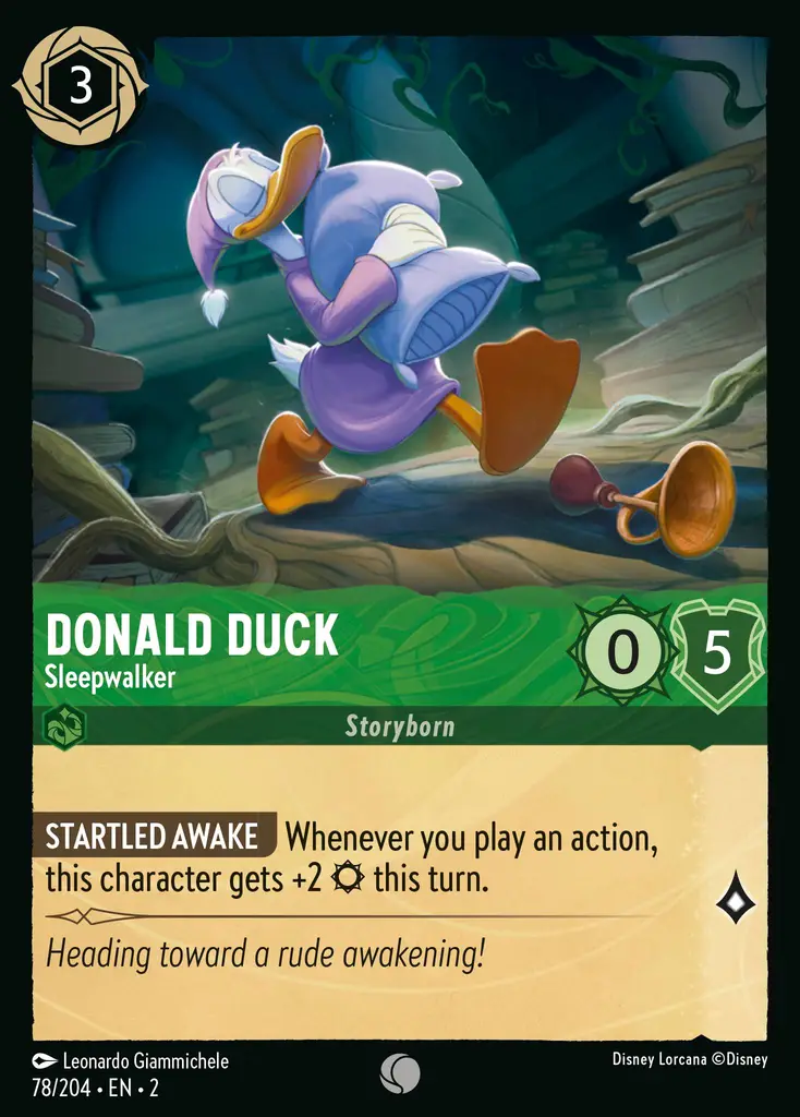 Donald Duck - Musketeer Lorcana Card