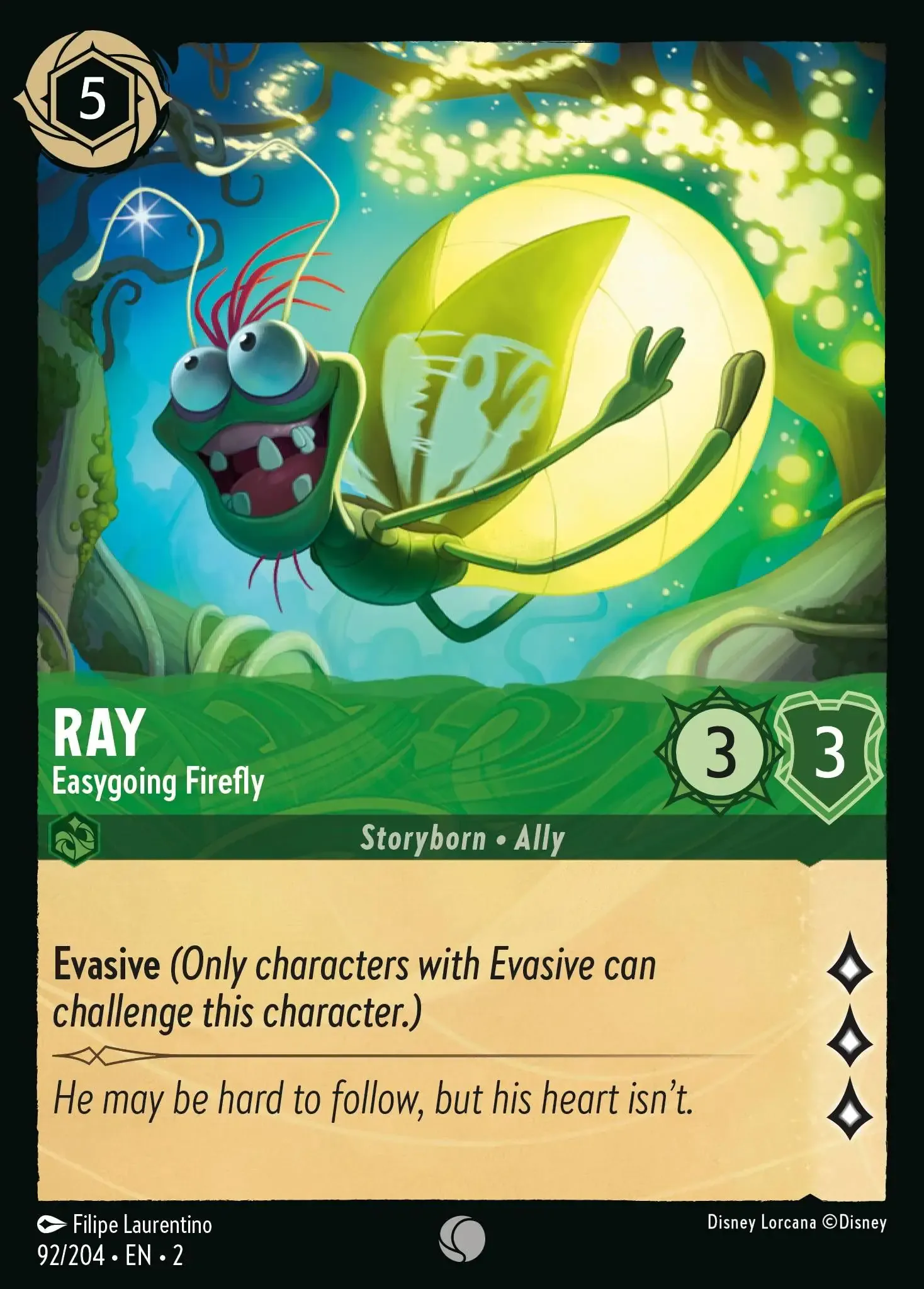 Ray - Easygoing Firefly Lorcana Card | Lorcana.gg