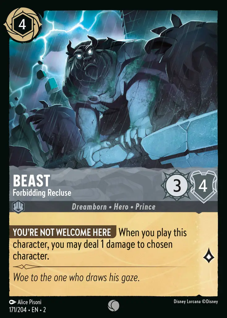 Beast - Tragic Hero Lorcana Card