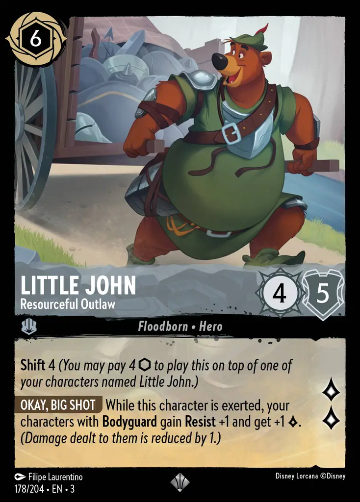 Little John - Resourceful Outlaw Lorcana Card | Disney Lorcana