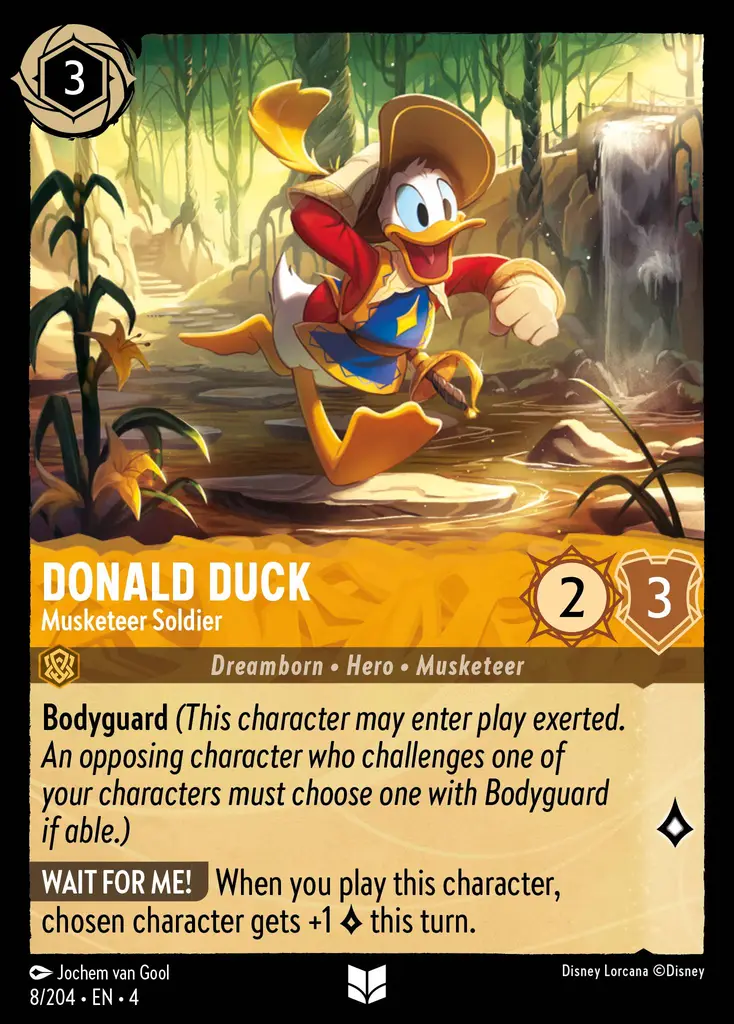 Donald Duck - Musketeer Soldier Lorcana Card | Lorcana.gg