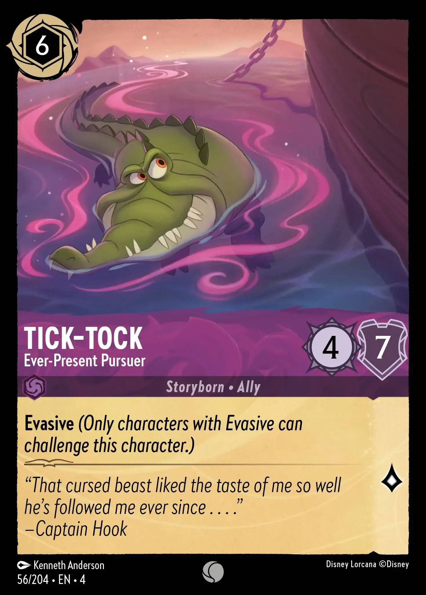 Tick-Tock - Ever-Present Pursuer Lorcana Card | Lorcana.gg