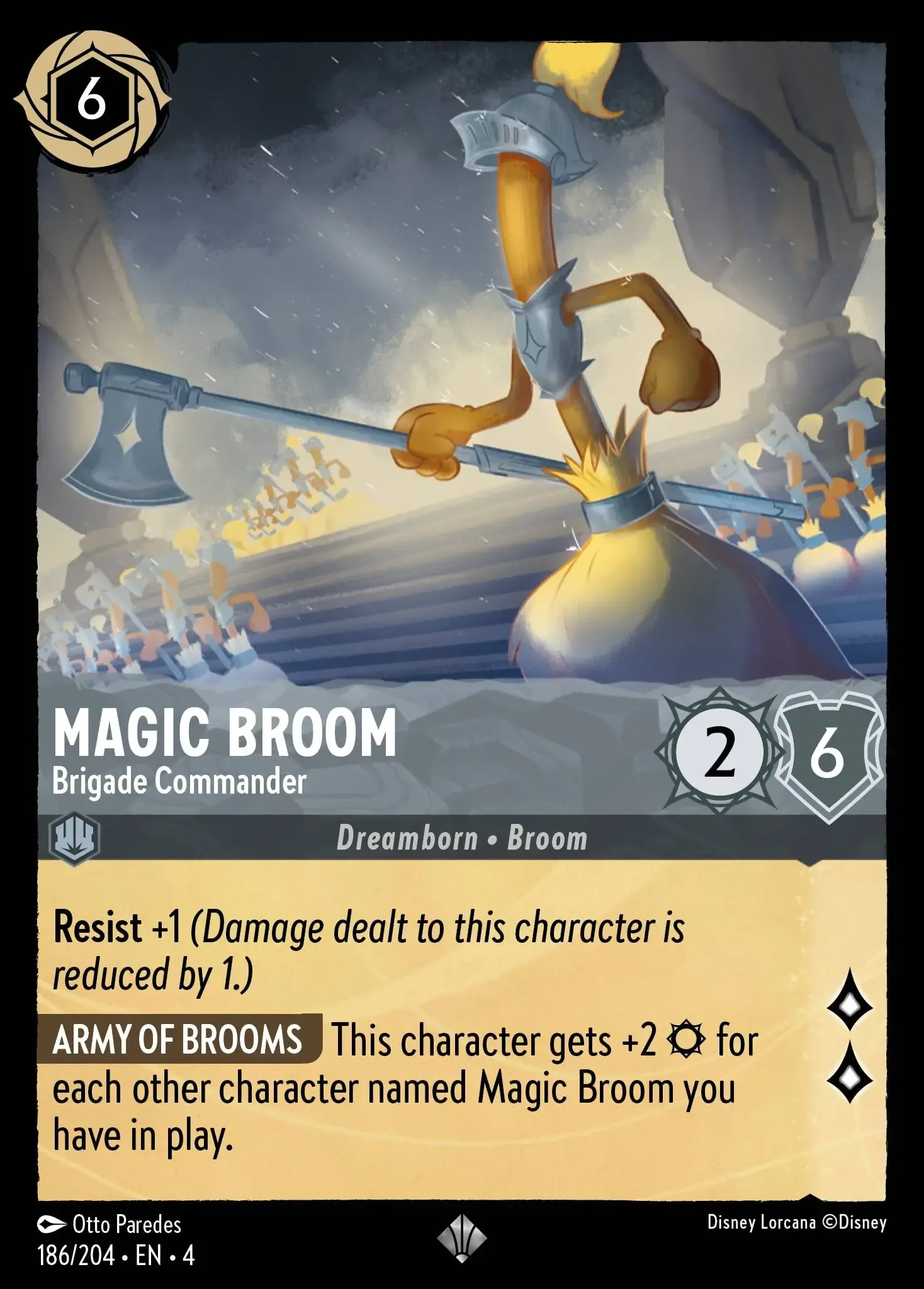 Magic Broom - Brigade Commander Lorcana Card | Lorcana.gg