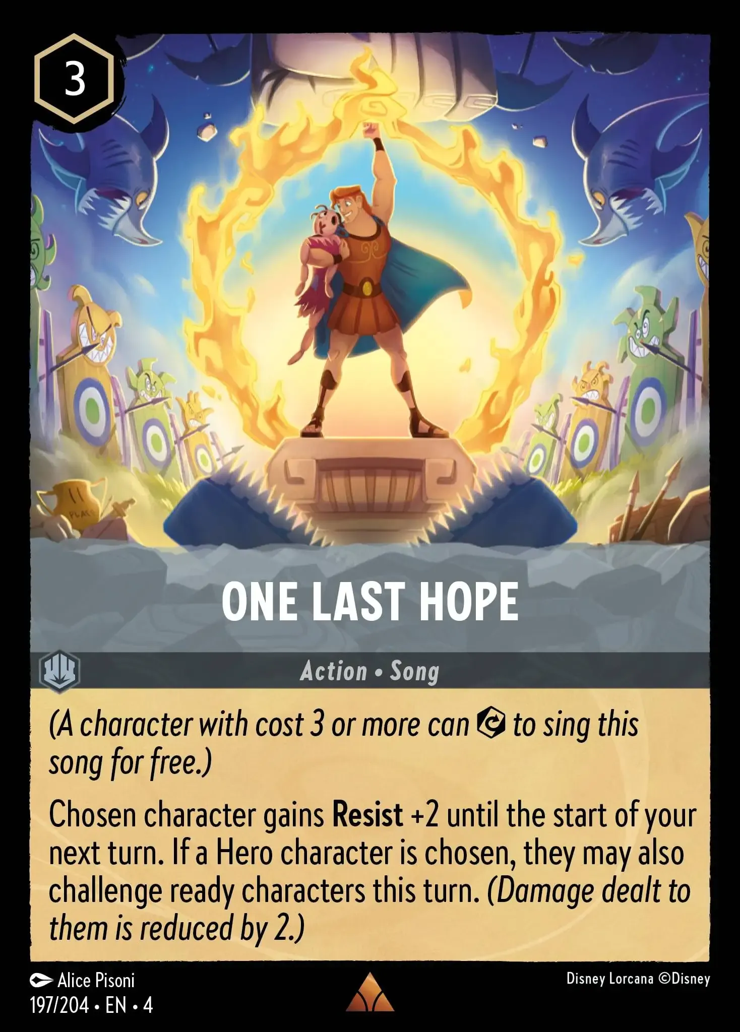 One Last Hope Lorcana Card | Lorcana.gg