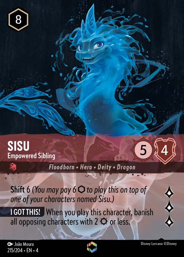 004-215 Sisu - Empowered Sibling Lorcana Card | Disney Lorcana 004-215 Sisu - Empowered Sibling Lorcana Card | Disney Lorcana
